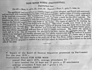 1874 SCHOOL INSPECTION REPORT
