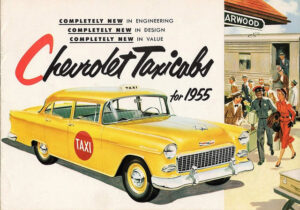 chev taxi print ad